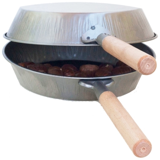 Oven for chestnuts with wooden handle ø 26 cm